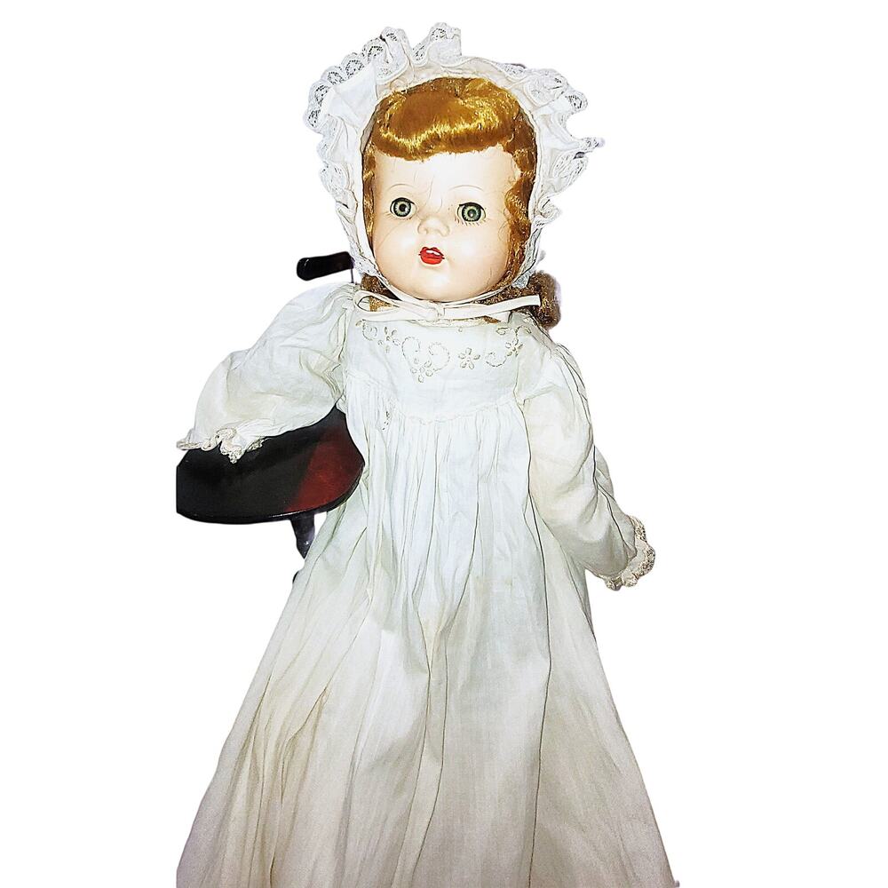 1950's Vintage 22" Green Eyed Ginger Baby Doll (Incomplete)